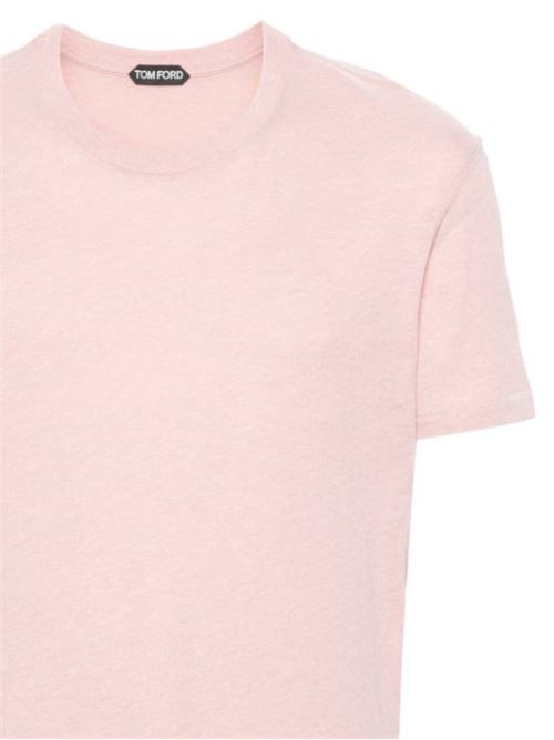 T-shirt rosa cipria TOM FORD | JCS001JMC002S23DP035